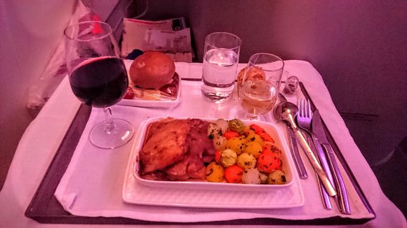 Chicken with vegetables, very good... 