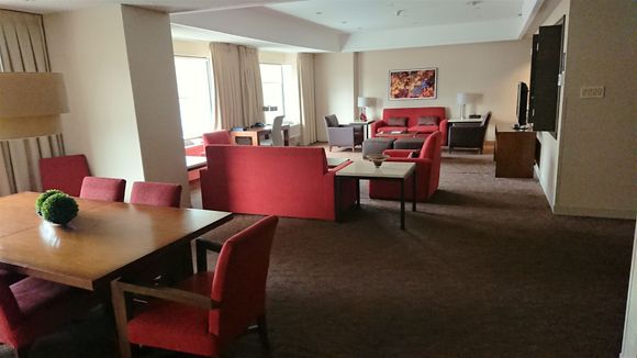 Livingroom of the suite.