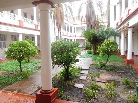Courtyard outside the room