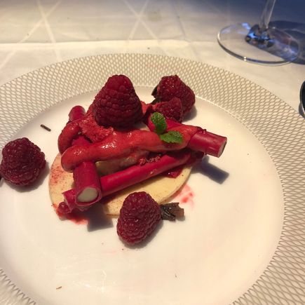 Raspberry yuzu bonfire