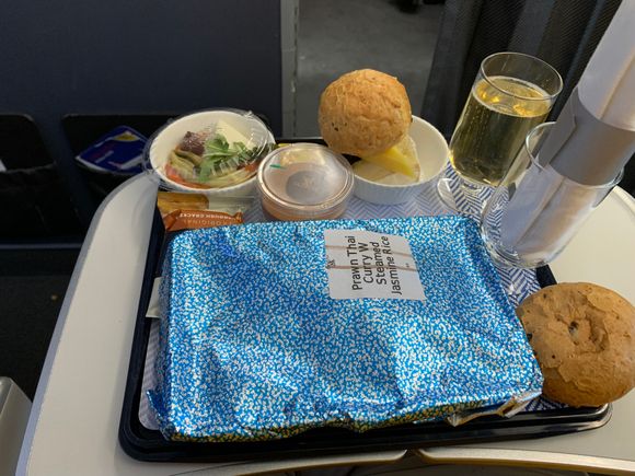 Dinner beneath the foil