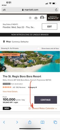 Search one night at a time and "Click on Lowest Rates Calendar"