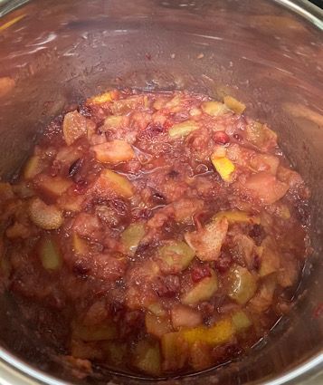 Cooked for 8 minutes, rested for 15 (natural release), and a good stir with a spatula. 
