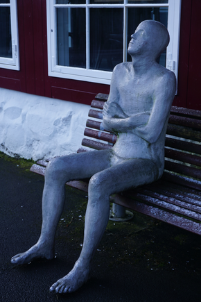 He looks cold...
