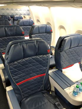 I was seated in 3B on a new 737-900