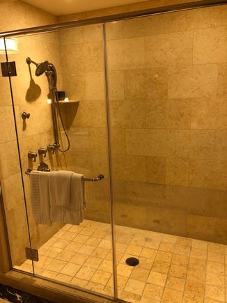 HUGE walk-in shower!