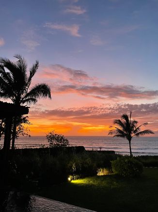 Sunset at the outdoor deck of Mangarra 2