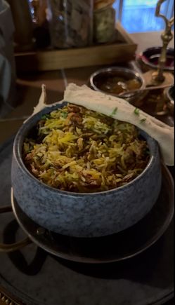 Chicken Briyani: not that great 