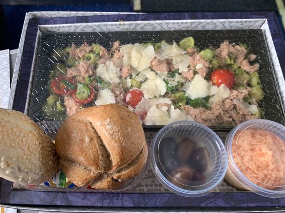 Early Wanderbox on Cityhopper flight from 2019