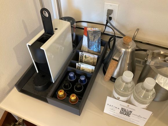 Nespresso capsule machine - water replenished daily