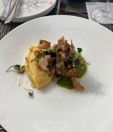 Pressed chicken main - very tasty I thought 