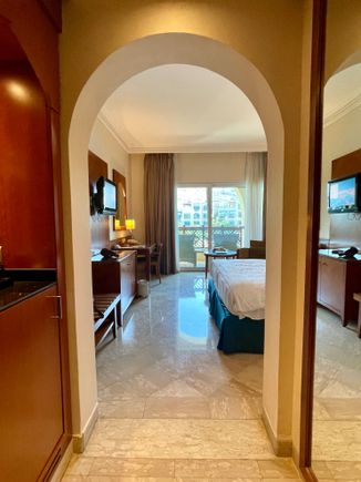 Pool view room