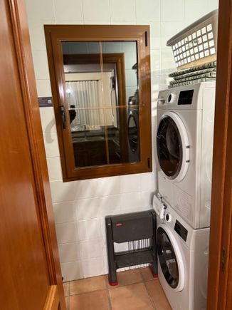 Housekeeping replaces the washing powder regularly