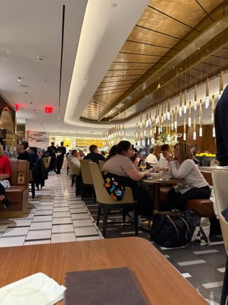 Picture of the brasserie - was constantly rotating in and out and was full between 5-7
