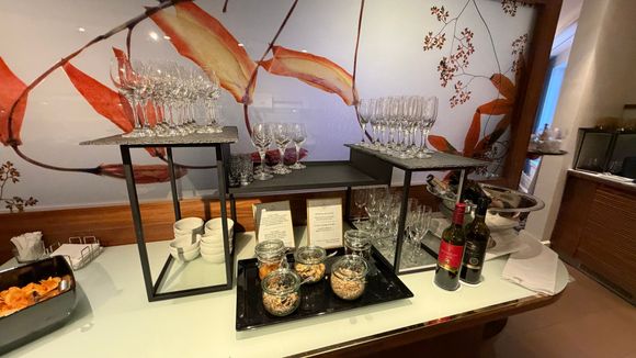 Club lounge evening spread
