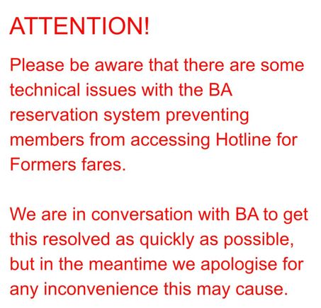 This message has been up for at least 2 weeks now.