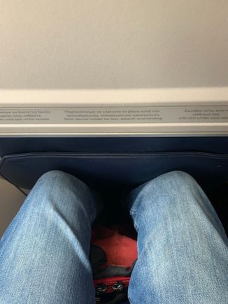 Very tight legroom
