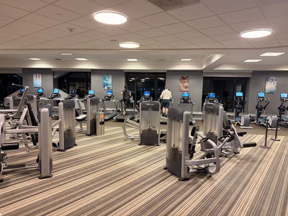 Large fitness center