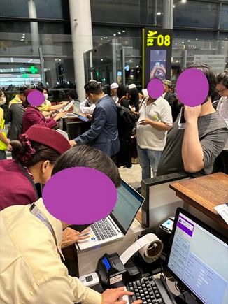 Chaos and confusion at Qatar Air