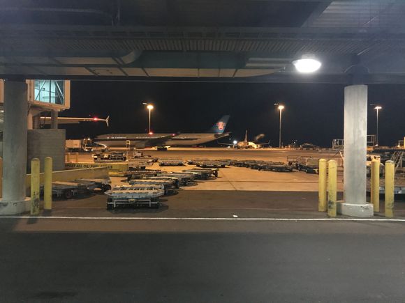 At least there's tarmac view...