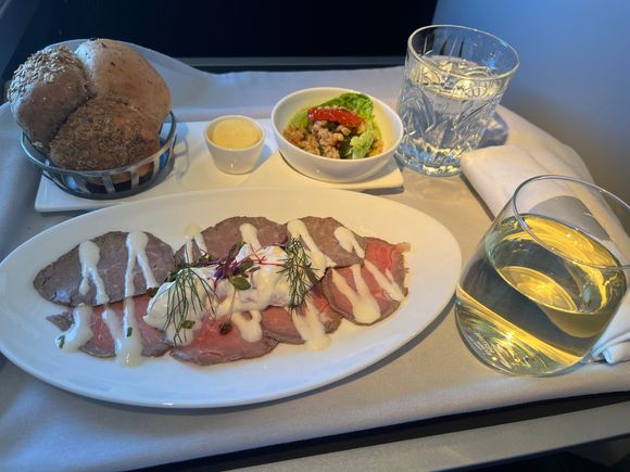 Beef carpaccio 