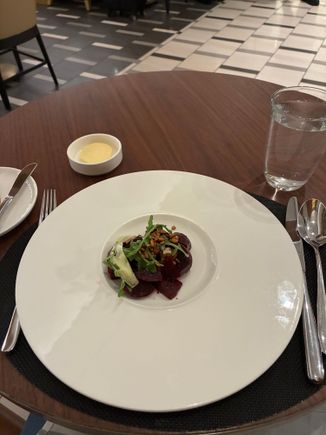 Heirloom Beet with ricotta
