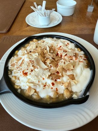 Fattesh Hummus - also my first time trying this dish. Too sour for my taste buds, but others may love it.