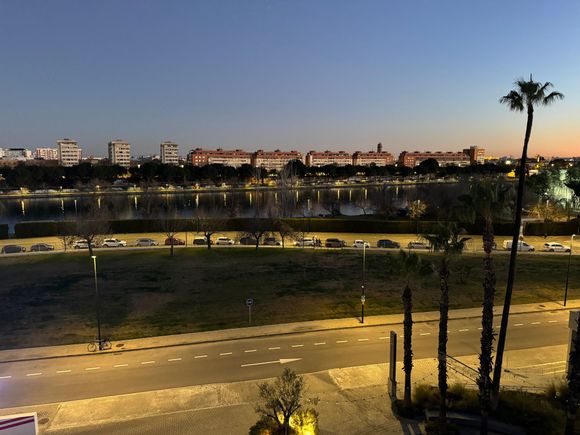 looking across the river