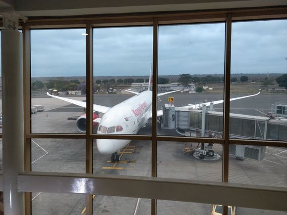 Nice tarmac views from the lounge...