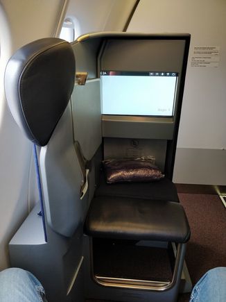 Leg room... Also lots of corners hard to clean on this seat !
