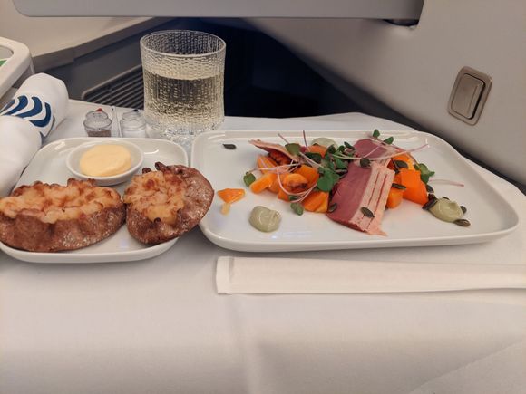 Starter duck. It was nice and smoky. And of course karjalanpiirakka!