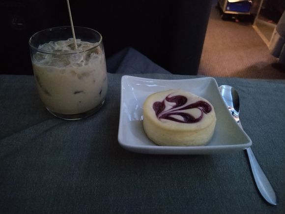 Cheesecake - the bottom crust was not that good.