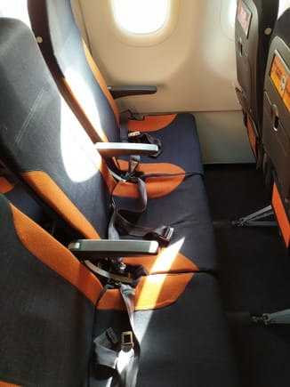 Standard seating on easyJet 