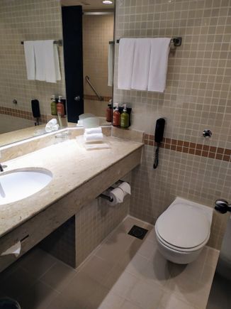 And a quick look at the bathroom and toilet facilities