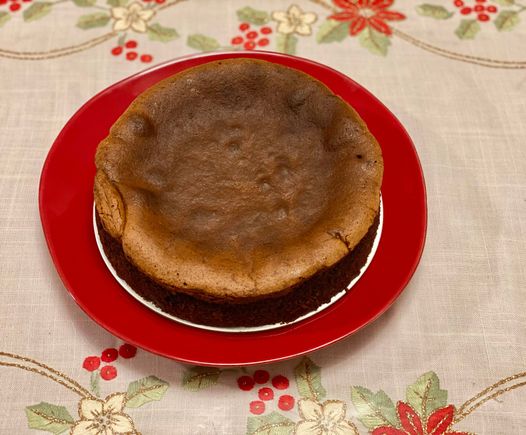 By architect friend who loves baking - this is an almond flourless chocolate cake 