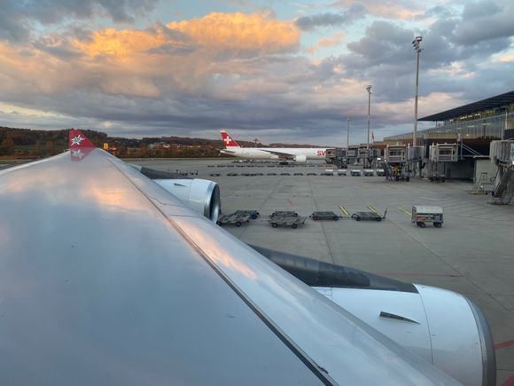 Right before pushback
