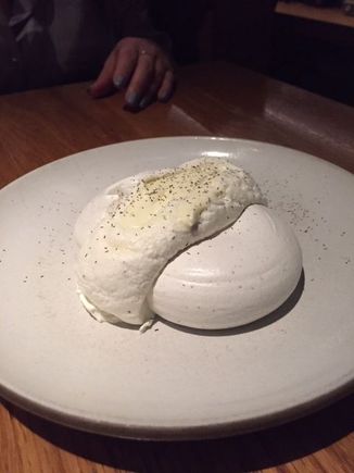 Husk meringue, corn mousse