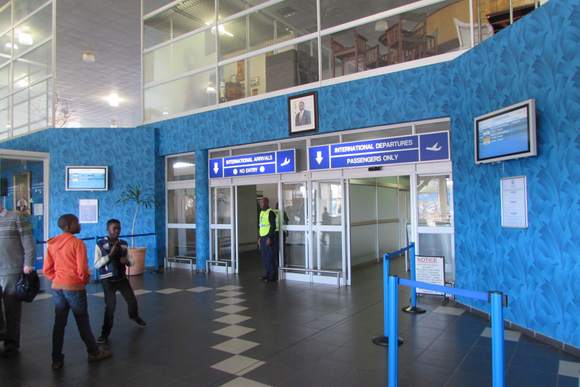 Bulawayo airport landside (past immigration)