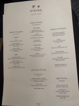 Muscat -> Amsterdam 12 April, 13.10

The cauliflower steak wasn’t loaded so any vegetarians were out of luck!