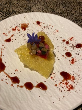 Amuse from the chef