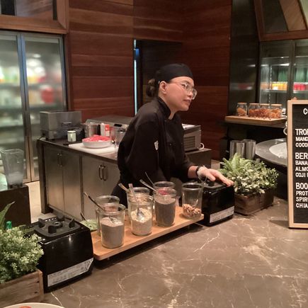 Fresh juices smoothies etc