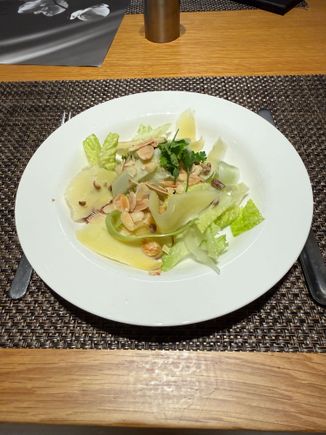 Tasty chopped salad to start
