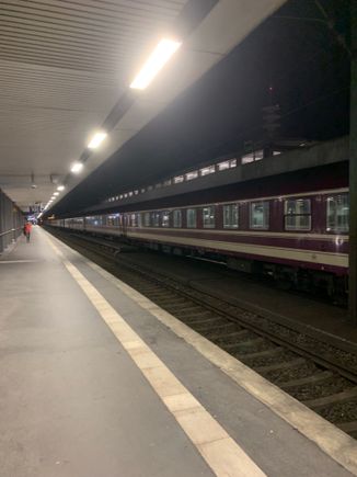 European Sleeper carriages in Hanover