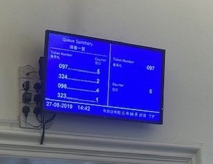 LCD screen with "gan" taped over the location for year number.