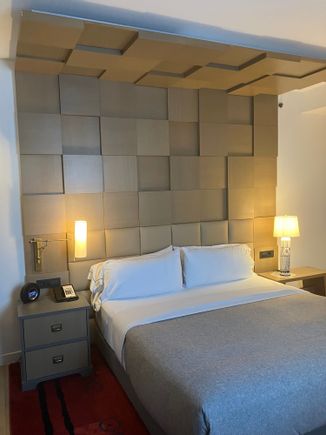 Bed with signature canopy