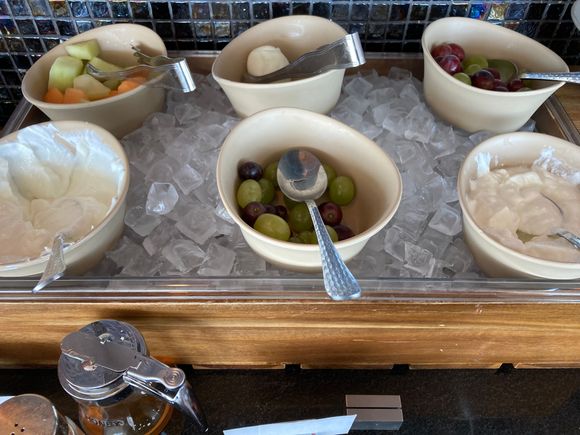 Part of breakfast display 
