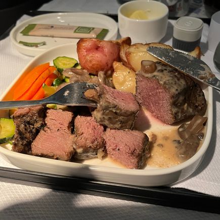 Woah. The beef was tender and not gray.