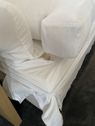 Tears on the furniture