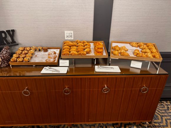 Bakery items, tasty. 