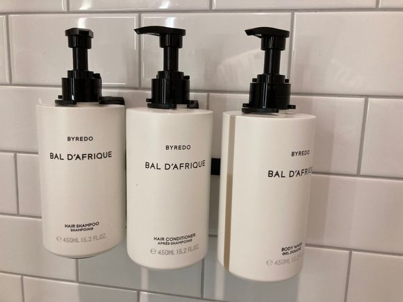 Wallmounted bulk tamperproof containers..... how in G-d's name can one pry it off the wall and take it home and incur a $95 charge is beyond me ........